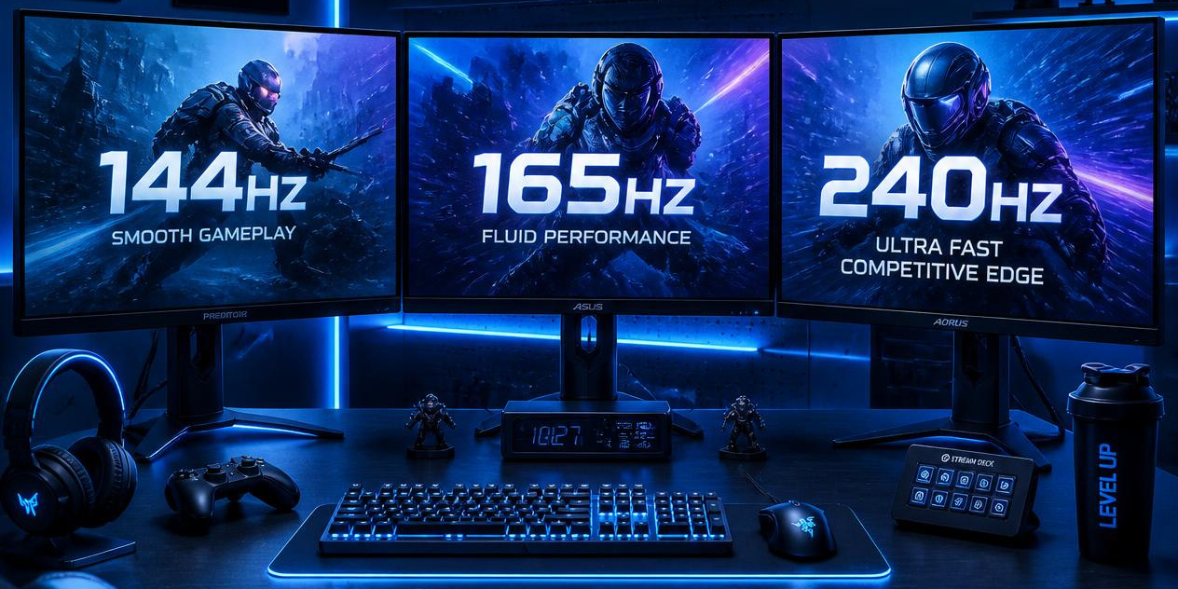 144 Hz, 165 Hz или 240 Hz монитор: Кога наистина има разлика? 